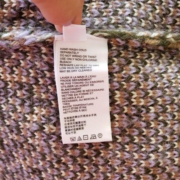 Anthropologie Fabiana Fair Isle Inspired Long Sleeve Sweater Warm Winter Medium - Picture 8 of 11